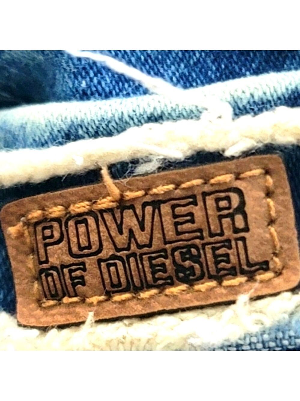 Power of Diesel Denim Destroyed Slim Skinny-Fit Jeans Size 28 - Picture 10 of 12